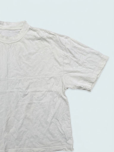White Boxy T-Shirt — 100% Cotton | Crop Fit
