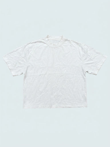 White Boxy T-Shirt — 100% Cotton | Crop Fit